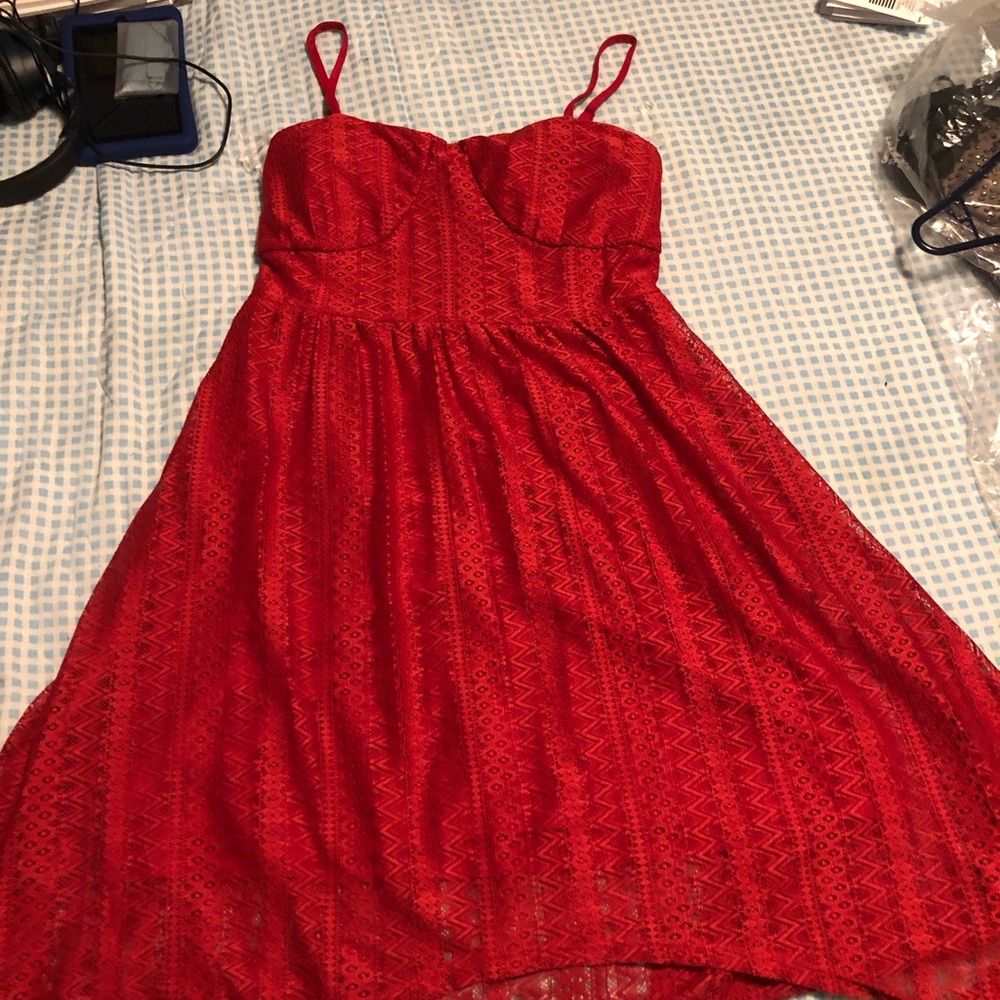 Red dress